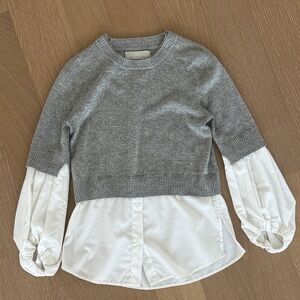 Brochu Walker Heather Gray Sweater